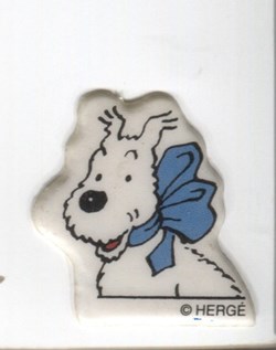 Autocollant relief - Milou