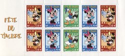 France - Bloc - Neuf - 2004 - 2x0,45€-2x0,50€-4x0,75€ - Fête du timbre Mickey