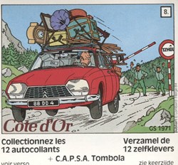 Autocollant - Côte-d'or - n°08