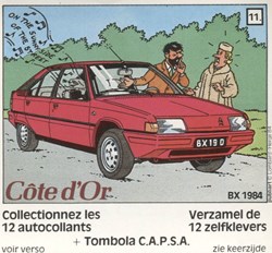 Autocollant - Côte-d'or - n°11