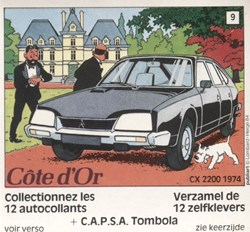 Autocollant - Côte-d'or - n°09
