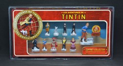 Coffret de fèves de Tintin peintes à la main neuf - Tintin