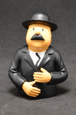 Buste Dupont avec chapeau