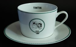 Moulinsart - 1996 - L'oreille cassée - Tasse avec sous-tasse - Tintin fauteuil