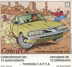 Autocollant - Côte-d'or - n°07