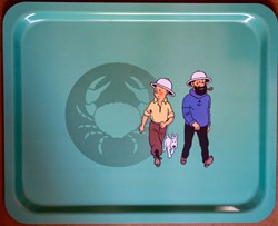 Tables & couleurs - 1993 - Crabe aux pinces d'or - Plateau