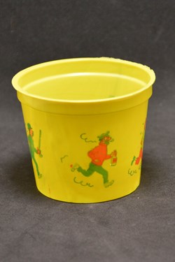 Pot à glace - OLA - 1969 - Version jaune + cuillère
