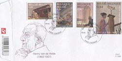 Belgique - Enveloppe 1er jour - Cachet - 0,49€-2x0,59€-0,84€ - François Schuiten
