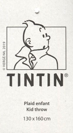 Tintin - 2019 - Plaid 130x160cm - Fusée