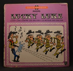 Vinyl - 33 tours - Livre-disque - Lucky Luke contre les Dalton