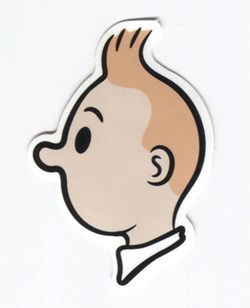Autocollant - Tintin