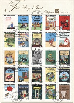 Belgique - Notice 1er jour - 2007 - 25*0,46€