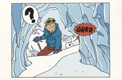 Carte - Moulinsart - 10x15 - Tintin au Tibet - Expo (055)