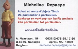 Carte de visite - Micheline Depaepe