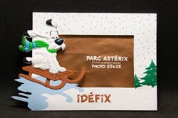 Cadre photo - Parc Astérix - 2007 - Idéfix en luge