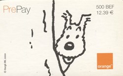Belgique - 2000 - 12,39€ - Orange - Milou