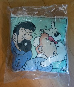 Coussin - Moulinsart - 1992 - Haddock, Tintin et Milou