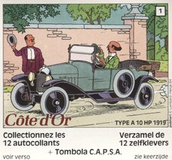 Autocollant - Côte-d'or - n°01