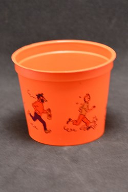Pot à glace - OLA - 1969 - Version orange + cuillère