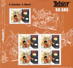 France - Bloc - Neuf - 2019 - 5x0,88€ - Astérix 60 ans