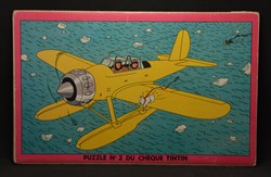 Chéque Tintin n°2 - L'hydravion jaune