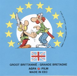 AGFA - 1992 - Sticker Grande-Bretagne