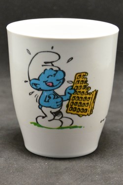 Schtroumpf - Tasse mélaminé Schtroumpf gourmand
