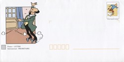 France - PAP + Carte - Neuf - 2000 - Les aventures de Tintin