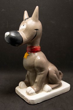 Lucky Luke - 1997 - Plâtre - Rantanplan - 22cm
