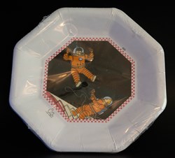 Tifany - Assiette carton 27cm - 10 - Tintin cosmonaute