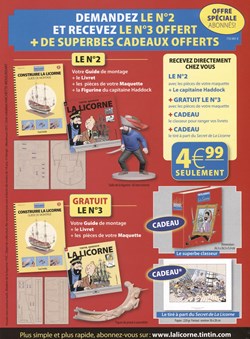 Hachette - La Licorne - 2011 - Offre d'abonnement