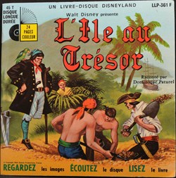 Vinyl - 45 tours - 1972 - Walt Disney - L'île au trésor