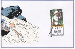 Belgique - 1er jour - Neuf - 2002 - 0,42€ - Tintin au Congo
