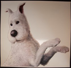 Autocollant - Spielberg - Milou