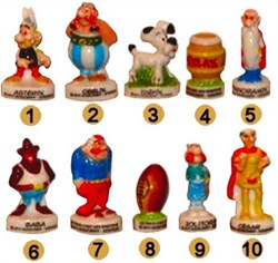 2011 - Série "Astérix chez les bretons - brillant"