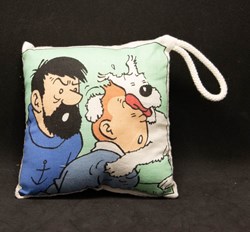 Coussin porte-clé - Moulinsart - 1992 - Milou, Tintin et Haddock