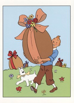 Carte - Moulinsart - 12x17 - Double - Tintin (E03)