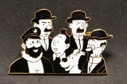 Hergé - Tintin, Milou, Haddock et les Dupondt