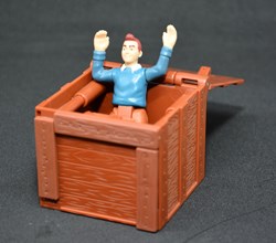Mc Donald - 2011 - Tintin sortant de sa caisse
