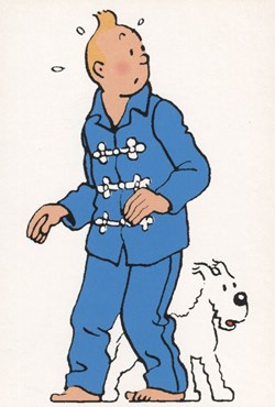 Carte - Moulinsart - 10x15 - Tinitn pyjama (094)