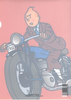 Pochette souple - Tintin à moto