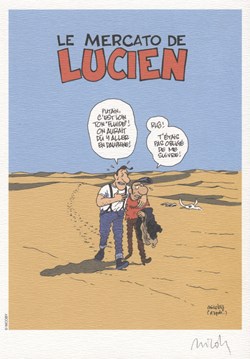 Ex-libris - Nicoby - Le mercato de Lucien