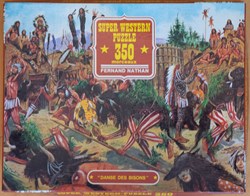 Indien - Fernand Nathan - 350 pièces - 1975 - Danse des bisons