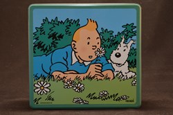 Delacre - 2005 - Campagne - Tintin couché