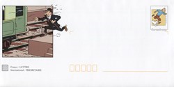 France - PAP + Carte - Neuf - 2000 - Les aventures de Tintin