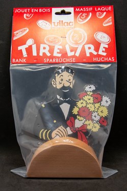 Tirelire - Haddock avec un bouquet