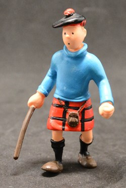 Plastoy - 1994 - 8,5cm - Tintin en kilt