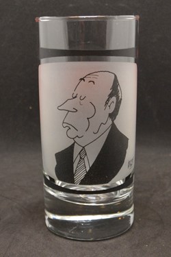 Jacques Faizant - Long Drink - François Mitterrand