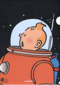 Pochette souple - Tintin cosmonaute