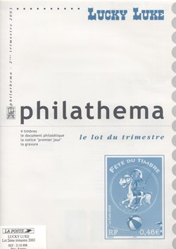 France - Philathema - Neuf - 2003 - Fête du timbre Lucky Luke